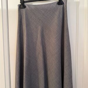 Club Monaco Gray Maxi A-Line Skirt for Work